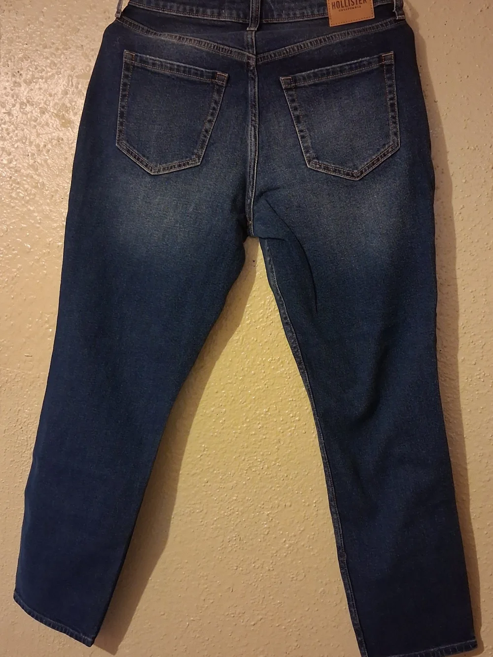 Women's Distressed Blue Jeans